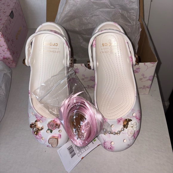 LoveShackFancy X Crocs Classic Ballet Flat Size 9 - Picture 3 of 6